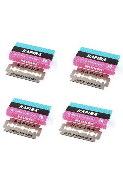 Rapira Leaf Razor 10 Pack, 4 Pieces Price Is for 10X4 = 40 Razors