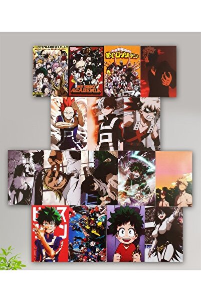 favori consept Anime - My Hero Academia Kolaj 16lı Duvar Kağıdı Seti