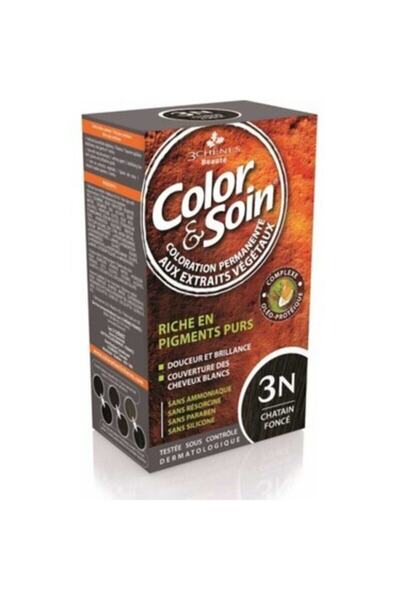 Color Soin Organik Saç Boyası Color&soin 3n Chatain Fonce Koyu Kestane