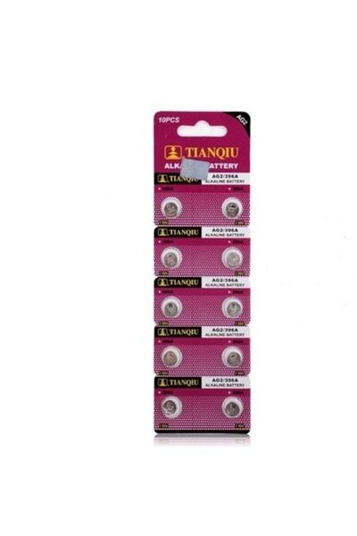 lawrenceshop Tıanqıu Ag2 Lr726/396 Alkalin 10'lu Düğme Pil