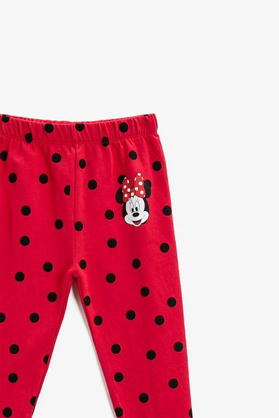 Koton Baby Girl Minnie Mouse Licensed Red Sweatpants 2kmg49067ak