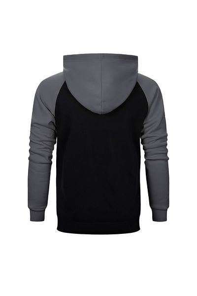 Z zepplin Φούτερ Redbul Racing Team Grey Raglan με κουκούλα