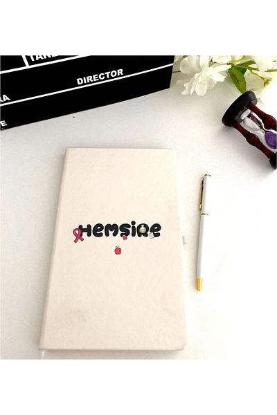 Hediyenikap مجموعة أقلام دفتر ملاحظات مطبوعة للممرضة 1