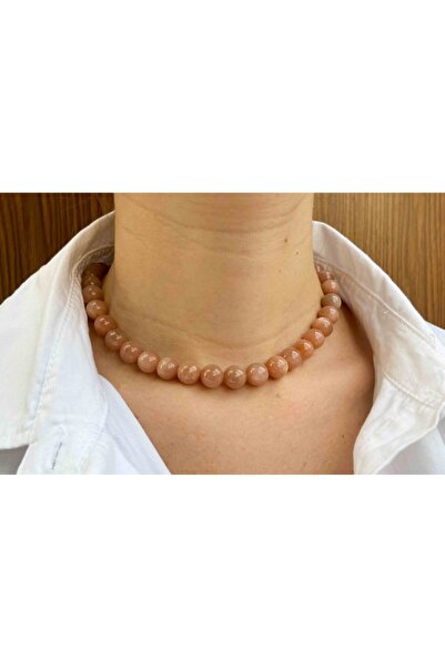 Mucize Taş قلادة من الحجر الطبيعي عالي الجودة مقاس 10 مم