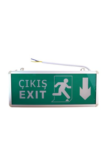 ALLES Down Direction Exit Exit Sign