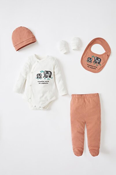 DeFacto طقم خروج من المستشفى مكون من 5 قطع لحديثي الولادة