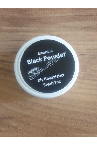 Breastiful Whitening Powder Brush - Black Powder with Tooth Gift