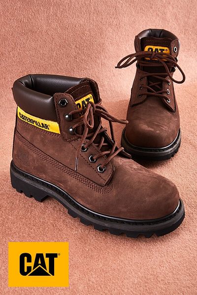 Cat Erpillar Colorado Women's Leather Boots Chocolate - Nubuck