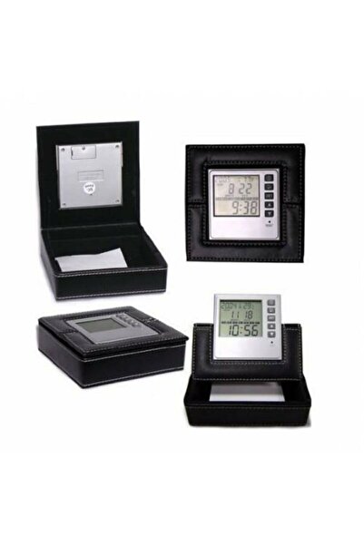 hitteknoloji Masa Üstü Notluk Dijital Masa Saati Termometreli Yeni Iş Hediyesi