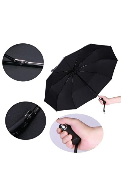 RoseRoi 8 Telli Tam Otomatik Katlanır Şemsiye Seyahat Şemsiyesi