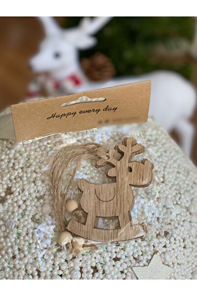 QUEEN AKSESUAR Set de lux de 3 piese, ornament de copac din lemn, special de ...