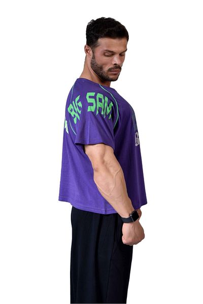 Big Sam Purple Training T-shirt Rag-top 3020