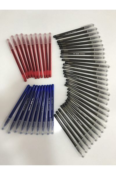 Pensan Tknmz Klm Bureau ( 10 Blue - 10 Red - 30 Black )