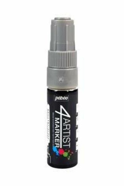 Pebeo 4Artist Oil Marker Oil Painting Pen 8mm Cut Point SILVER