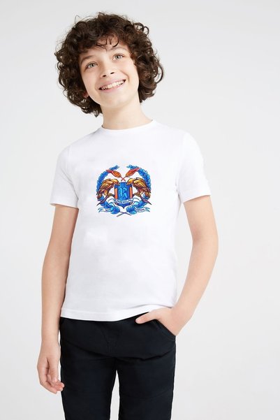 QIVI Bela Ravenclaw Mudrost Štampano Unisex Dječja Bela T-shirt