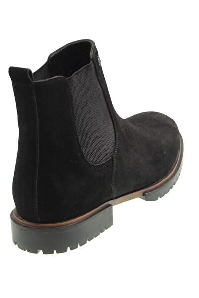M.P. Erkek Deri Yandan Fermuarlı Siyah Bot Ayakkabı 212-4433mr 100