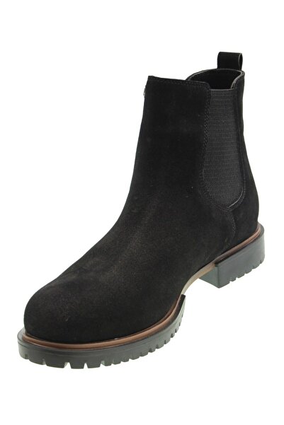 M.P. Erkek Deri Yandan Fermuarlı Siyah Bot Ayakkabı 212-4433mr 100