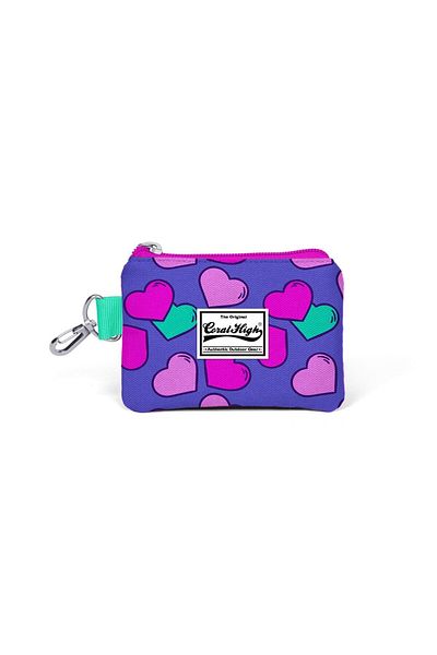 Coral High Kids Patterned Coin Purse