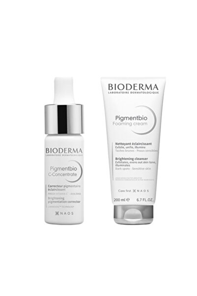 Bioderma Pigmentbio Leke Serisi Serum + Temizleyici Set Orijnal Boy