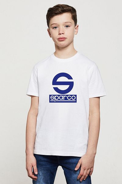 QIVI Tricou alb unisex pentru copii