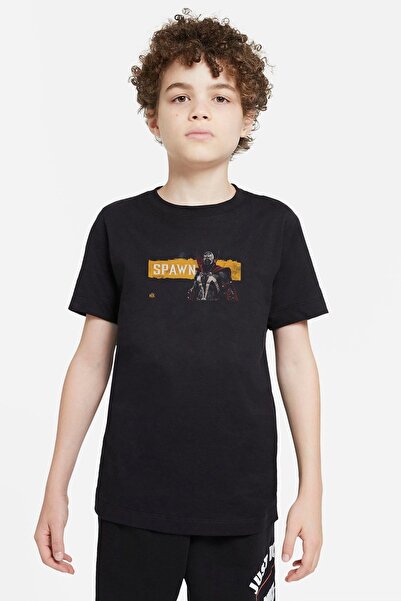 QIVI Unisex dečje crne Mortal Kombat Legends Scorpions Štampano T-shirt