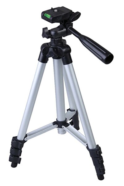 MEZİGARC Universal Profesyonel Fotoğraf Video Çekimi İçin Alüminyum 102cm Ayaklı Tripod Kamera Telefon Tutucu