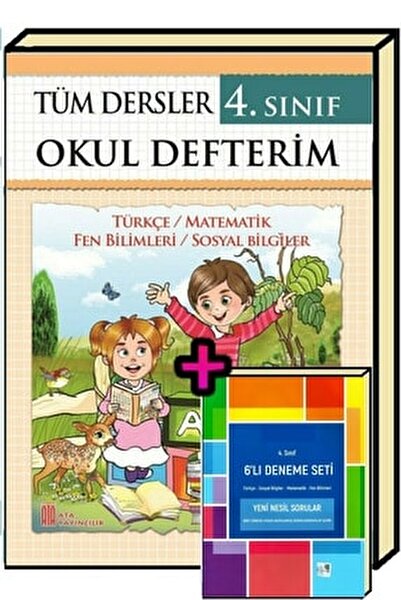 Ata Yayincilik 4 Sinif Tum Dersler Okul Defterim Fiyati Yorumlari Trendyol