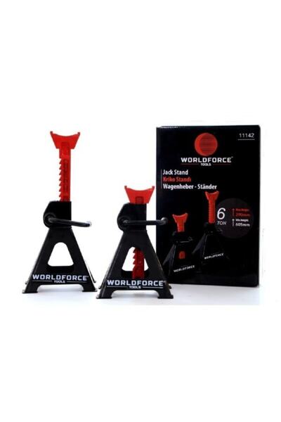 WORLDFORCE TOLLS Worldforce 6 Ton Araç Altı Oto Sehpa 2 Adet