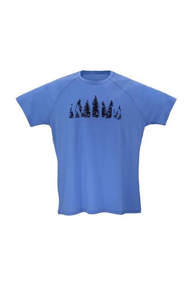 Woolnat Ανδρικό κοντομάνικο μπλουζάκι από μαλλί Merino Wild printed