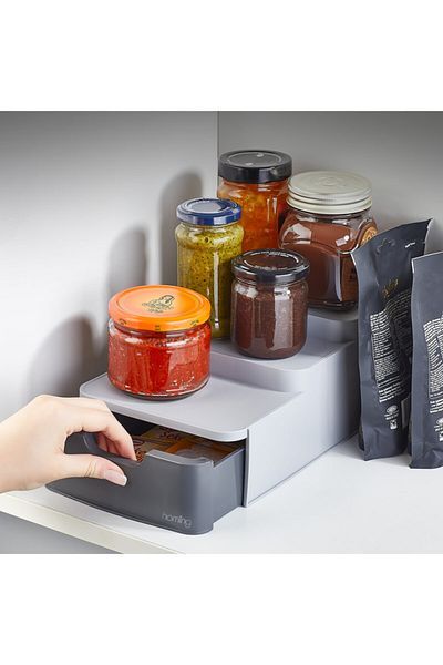 HOMİNG Multi-Purpose with Drawers - Makeup / Kitchen Organizer Org-2008