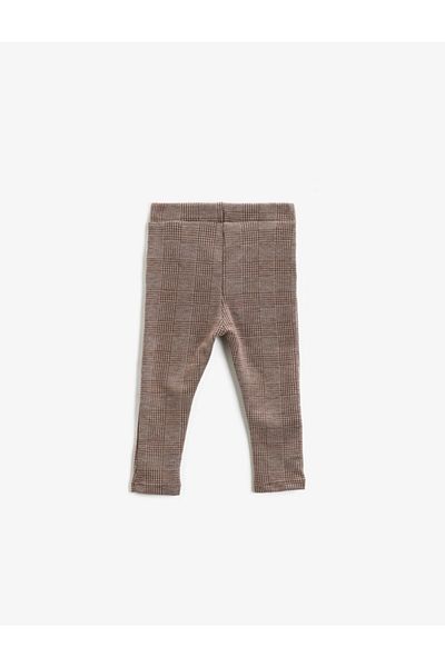 Koton Karierte Strumpfhose mit elastischem Bund
