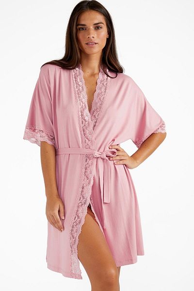 AYYILDIZ 59441 Powder Combed Cotton Dressing Gown