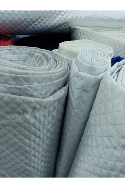 Bahar Quilted Fabric-Tree Bark Pattern Satin Quilted Fabric