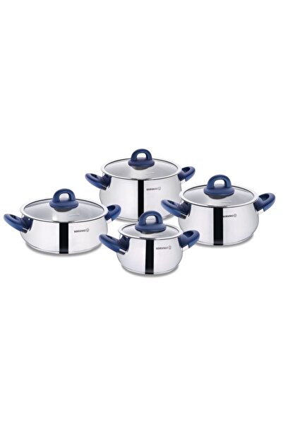 KORKMAZ Bella Azura 8 Parça Tencere Seti A1848-2