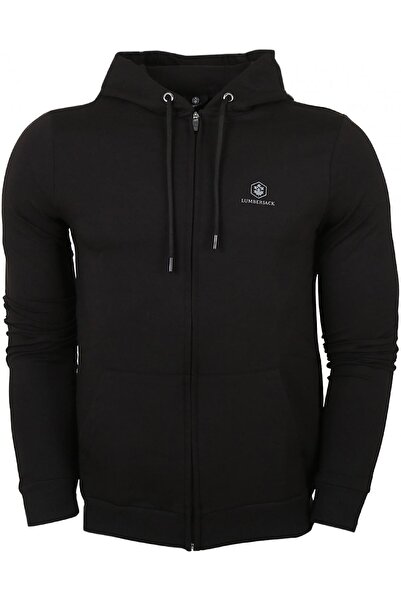 lumberjack Sn72Hoodie Basic Hoodie Sweat Black Men's Sweatshirt