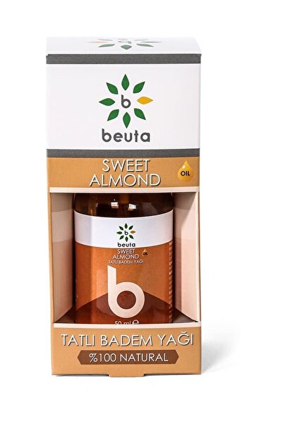 Beuta Tatlı Badem Yağı % 100 Doğal 50 ml - Sprey Kapak