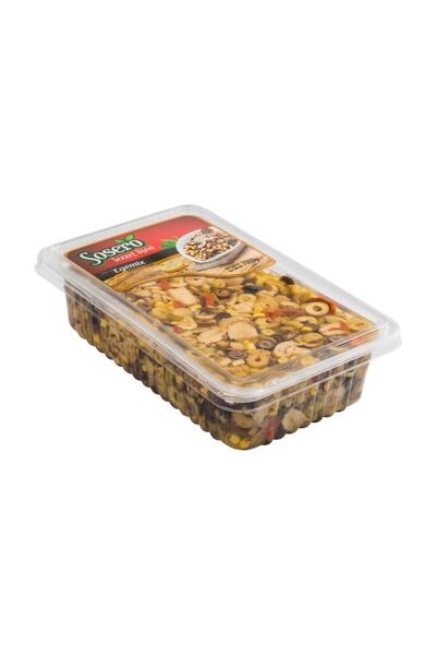 Sosero Egemix Mantarlı Zeytin Salatası 1400 gr Tabak