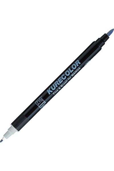 Zig Zıg Kurecolor Cartoonist Fine & Brush Marker Cnkc2200 Double Ended Manga and Graphic Marker No:350 Ice B