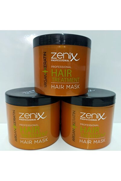 Zenix Bilge Zenıx Argan+keratin Saç Maskesi 500 Ml X 3 Adet