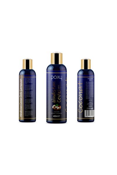 Poxy Coconut Extract Shampoo - Special for Dry and Damaged Hair, 400ml