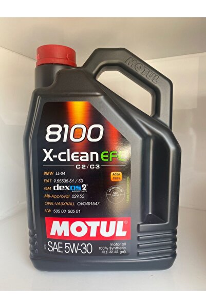 Motul 8100 X-clean Efe C2 C3 Sae 5w-30 5 Litre