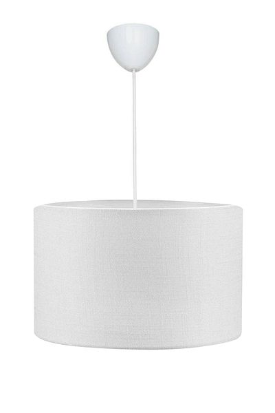 EvLight 38 cm Cylinder Pendant Lamp / White