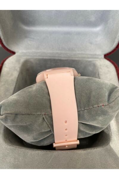 Ricardo Silikon Kordon Takvimli Unisex Kol Saati - Pembe bb0001