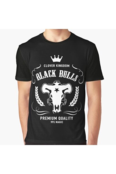 GALASHOP Black Bulls Whisky Label Black T-shirt Model 30