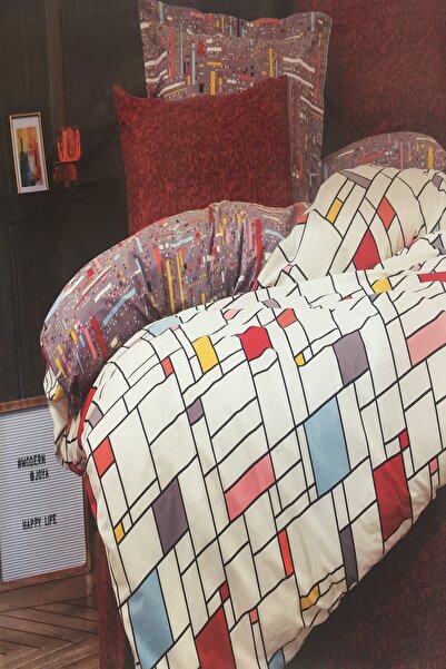 Cotton Box Tek Kişilik Lastik Çarşaflı Nevresim Takımı Lastik Çarşaflı