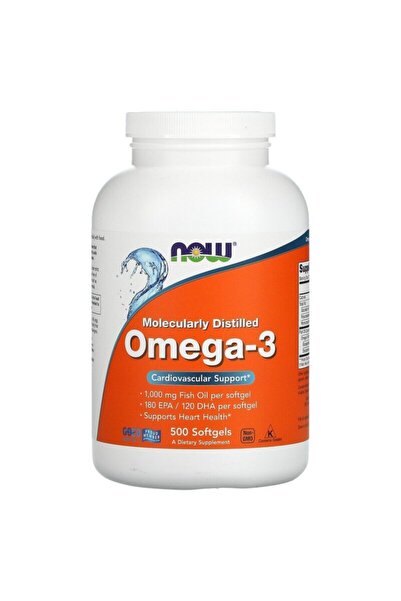 Now Foods Mega Boy Omega 3 Balık Yağı 500 Softgel (SUA VERSIUNEA)