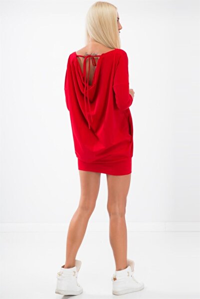 fasardi Sırtı Degaje Yaka Tunik