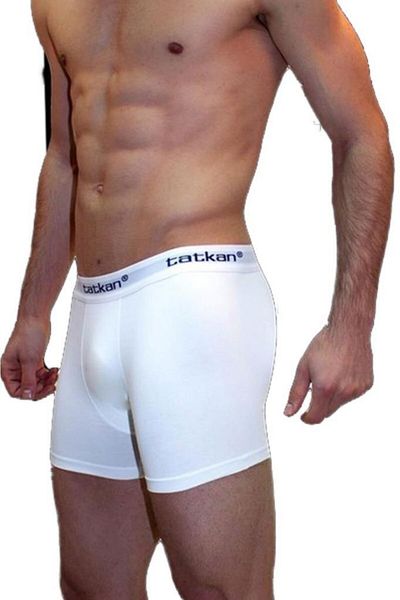 tatkan Ανδρικό Modal Lycra Sports Boxer Long Johns 5 Pack