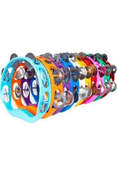 Genel Markalar Plastik Zilli Kına Tefi Karışık Renk 5 Adet