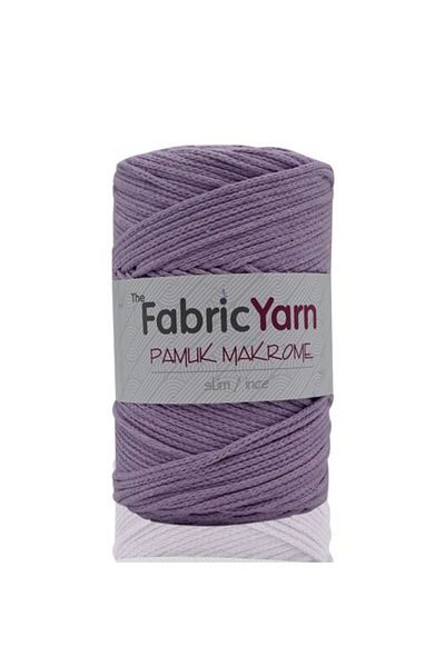 The Fabric Yarn Lilac Cotton Macrame Thin Thread